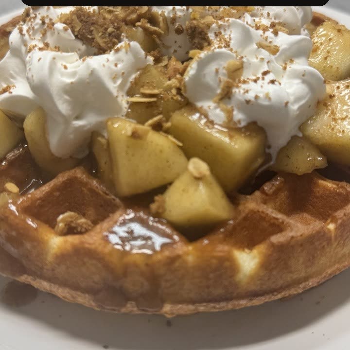 Apple Pie Waffles