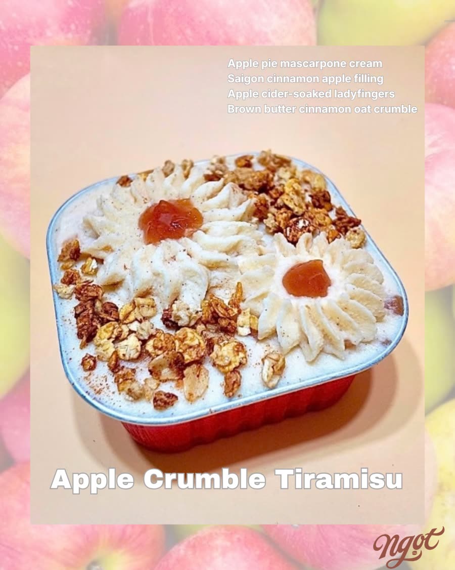 Apple Crumble Tiramisu